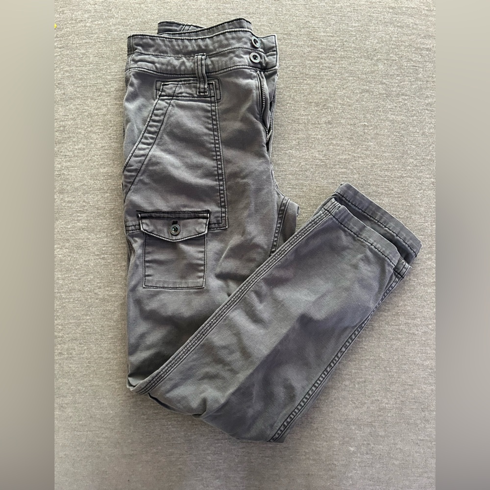 Anthropologie Women's Gray Cargo Pants